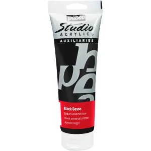 Gesso/Grunt malarski uniwersalny Pebeo Studio Acrylics 250ml, Czarne